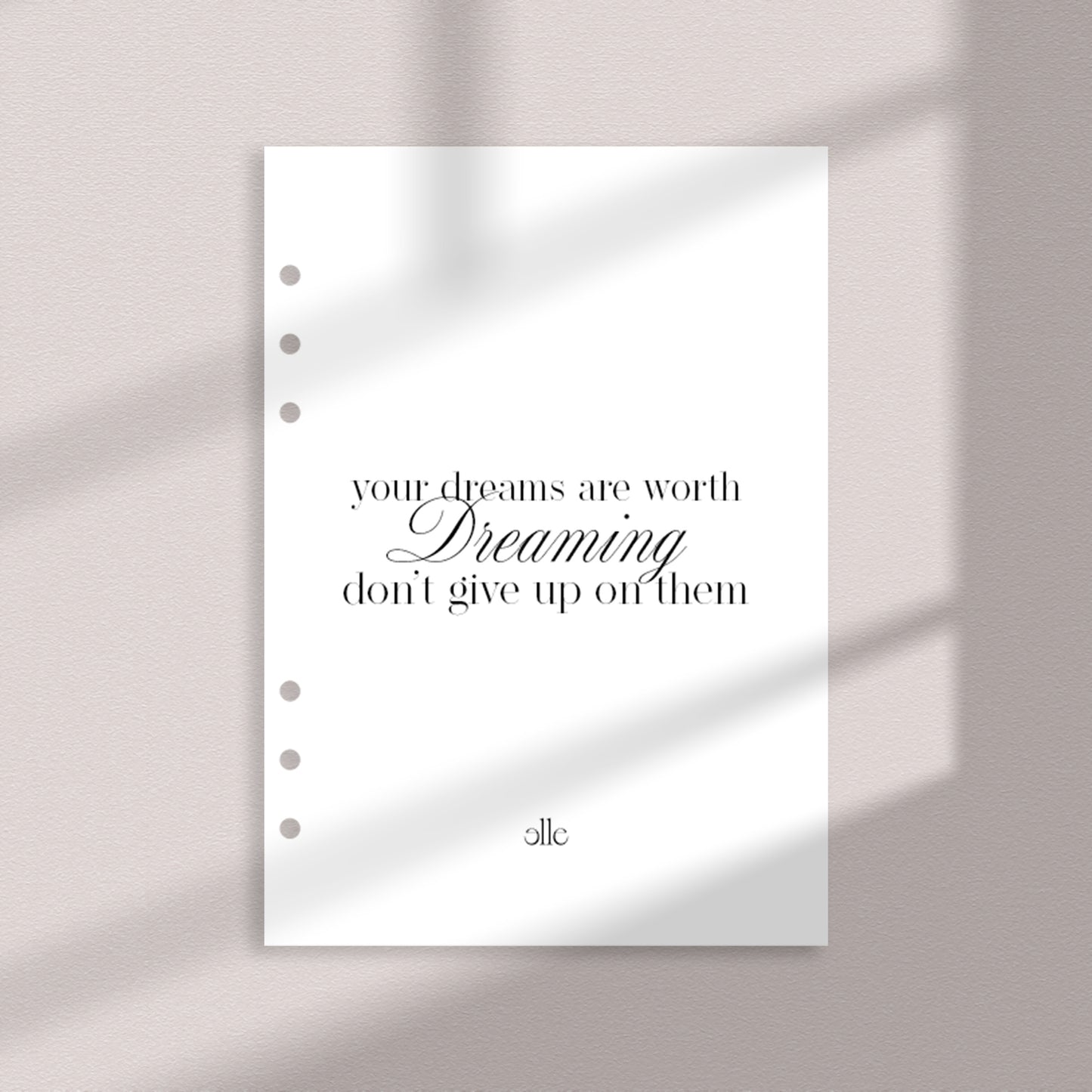 Worth Dreaming Portada | Insert