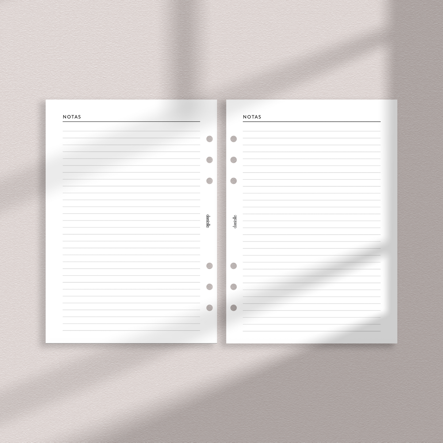 Planner 2026 Daily Planner (Ene-Jun) Insert