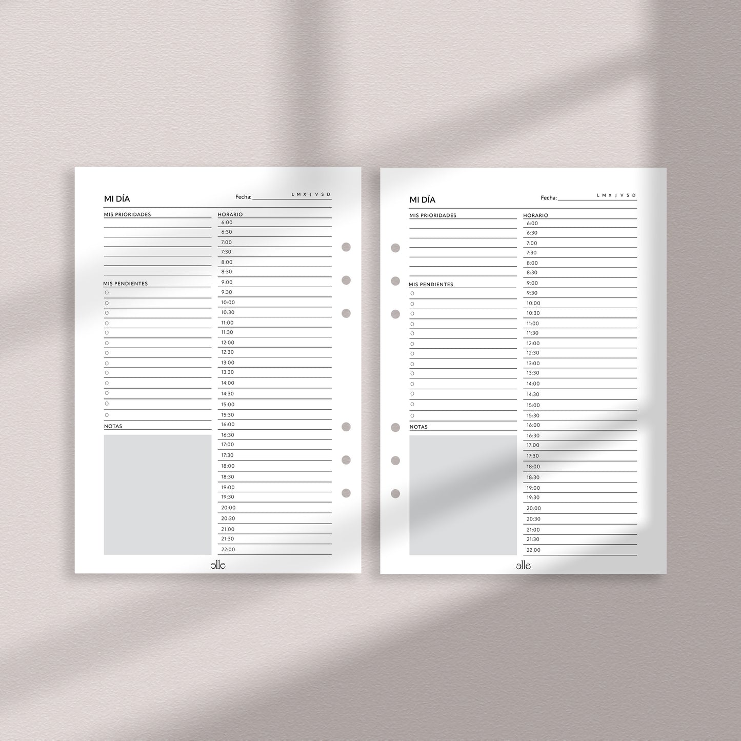 Daily Planner 1 Insert