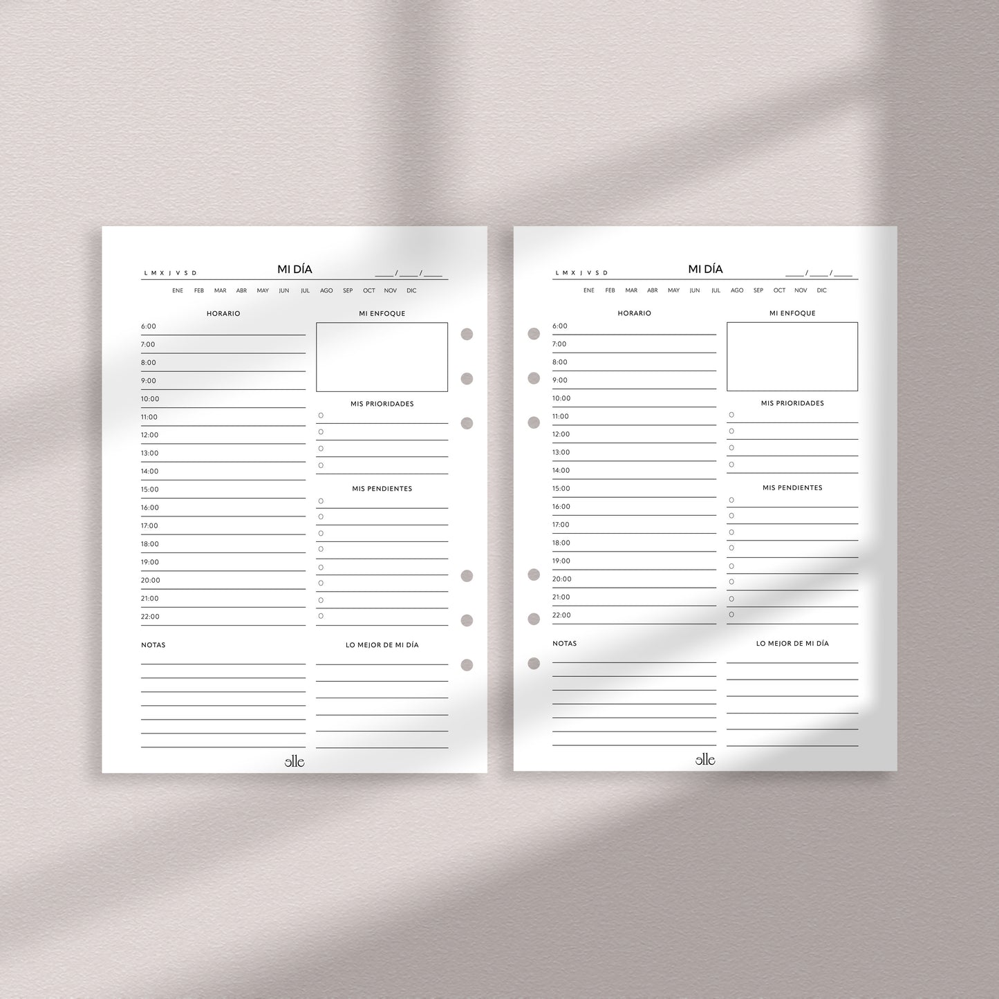 Daily Planner 2 Insert