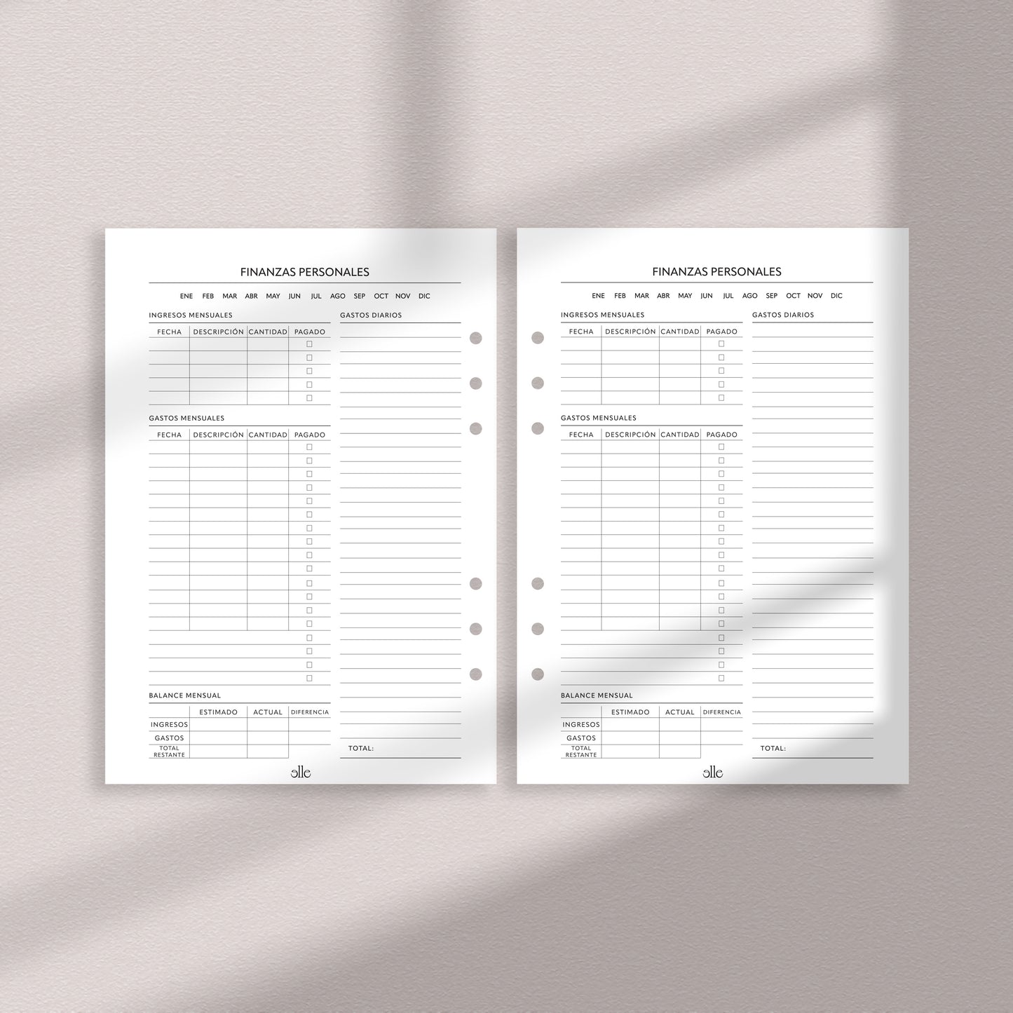 Finanzas Personales Insert
