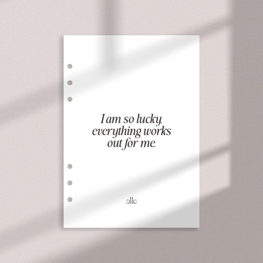 So Lucky Portada | Insert