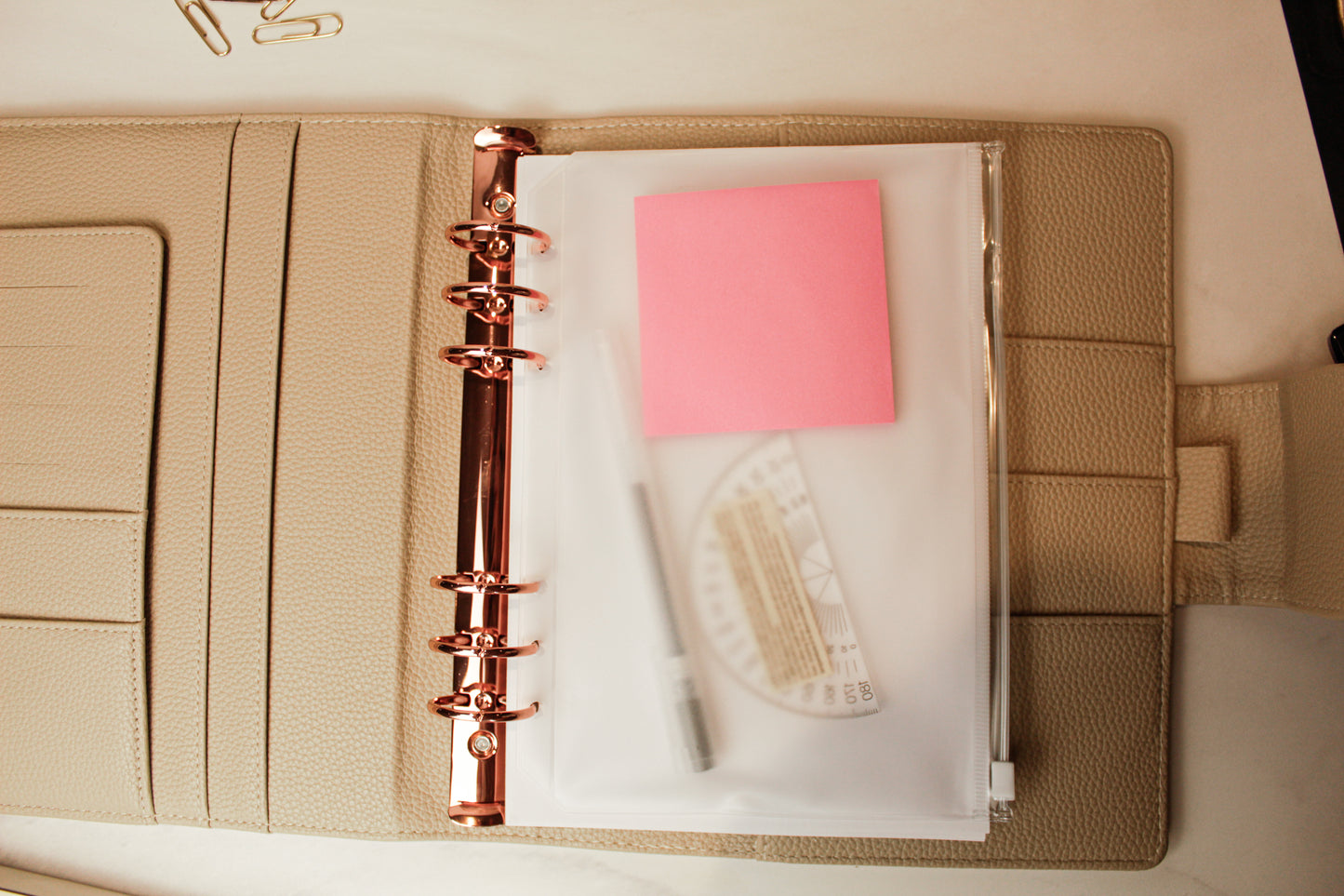 Bolsa Transparente para Binder