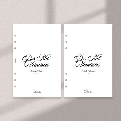 Daily Planner 2026 Completo | Enero–Diciembre | Insert