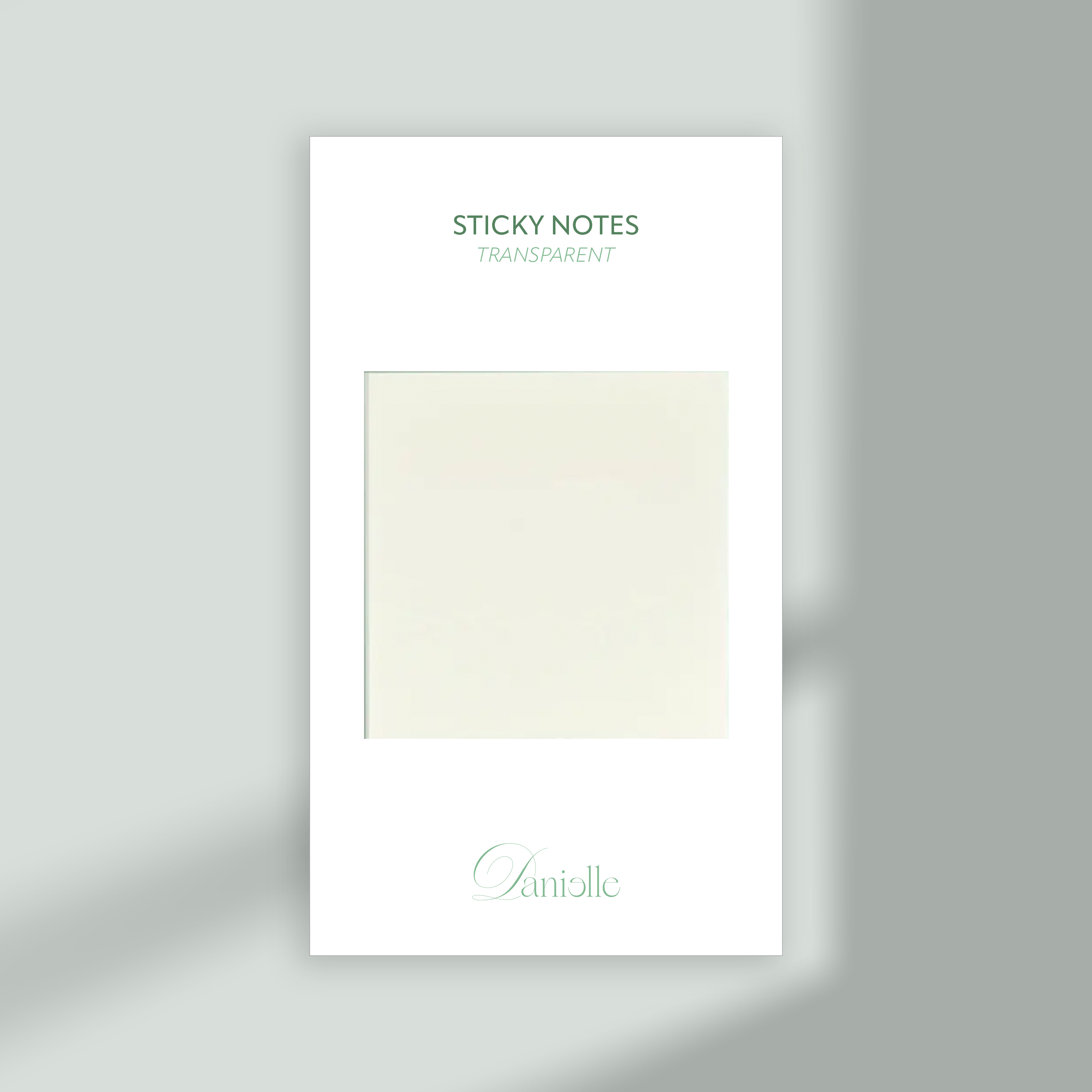 Sticky Notes Transparentes Sticky Notes Transparentes – Danielle Graphics