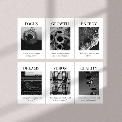 Mindset & Vision | Dashboard Cards