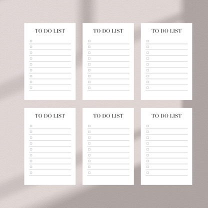 To Do List | Dashboard Cards