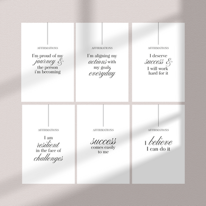 Daily Affirmations | Dashboard Cards