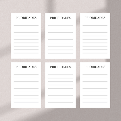 Prioridades | Dashboard Cards
