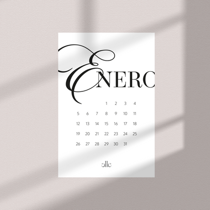 Calendario 2026 | Dashboard Cards