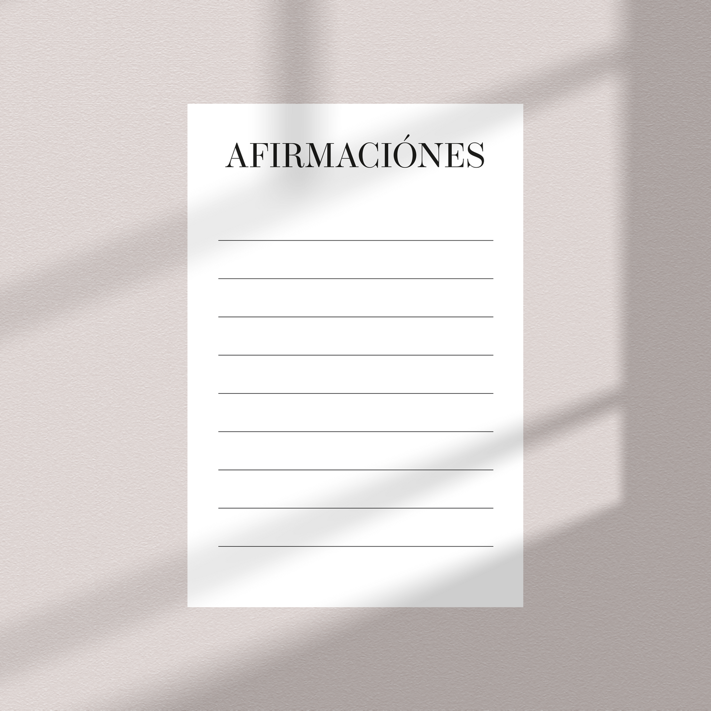 Blank Affirmations | Dashboard Cards