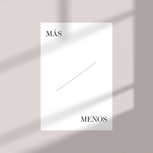 Más / Menos | Dashboard Cards