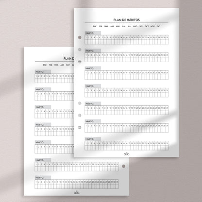 Plan de Hábitos Insert