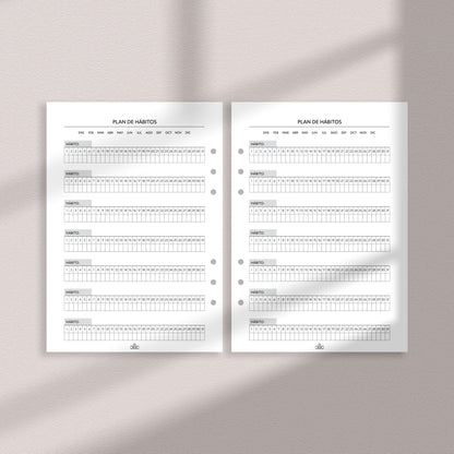 Plan de Hábitos Insert