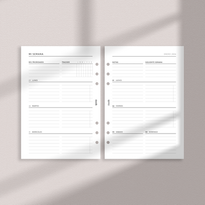 Planner 2026 Weekly Planner Insert