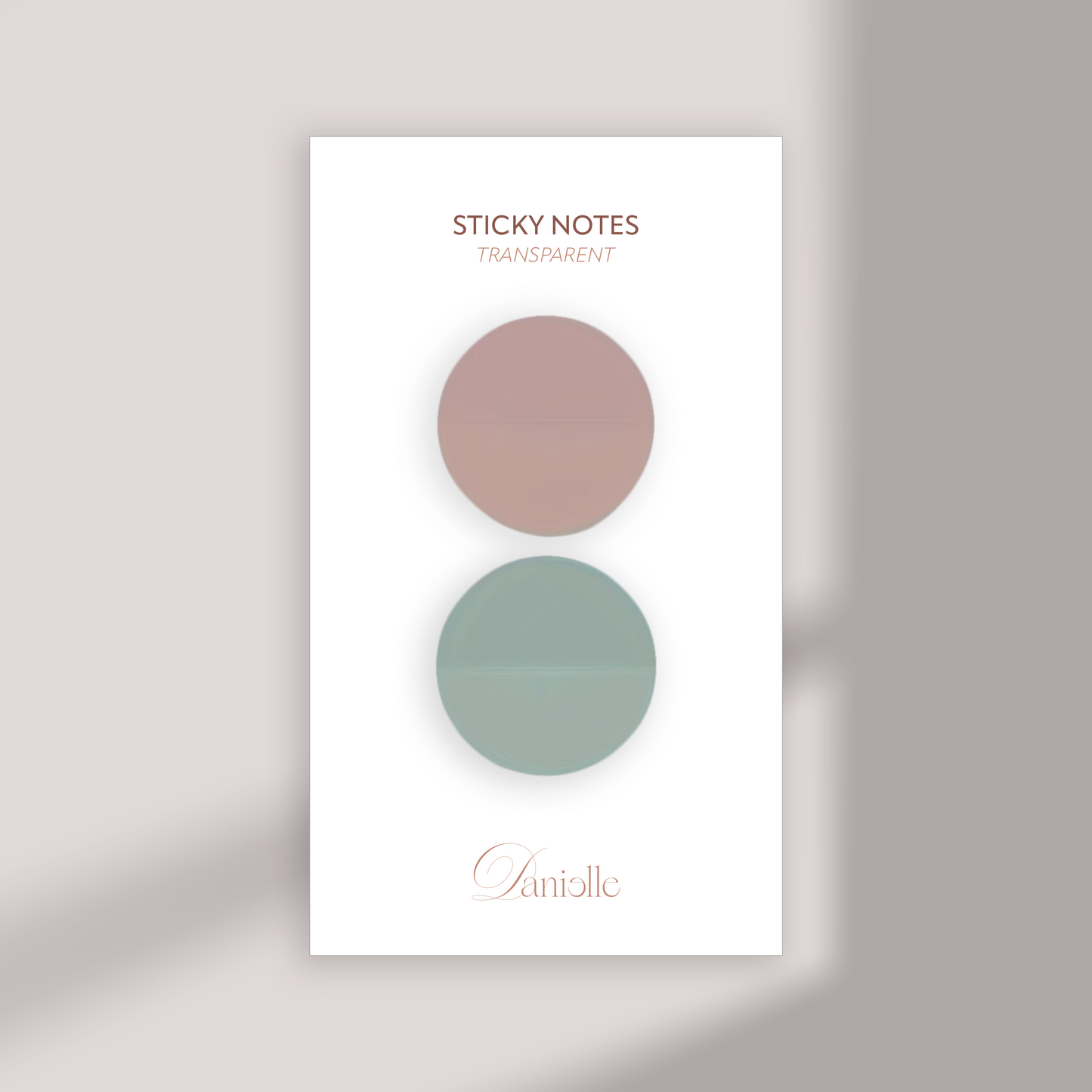 Sticky Notes Transparentes Circulares