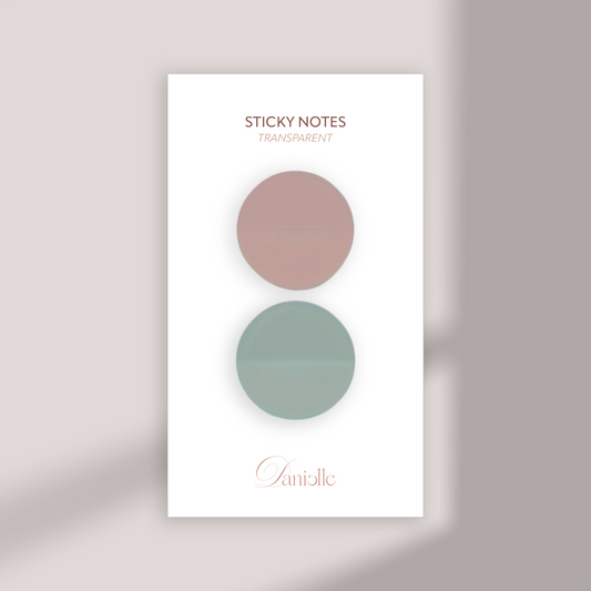 Sticky Notes Transparentes Circulares