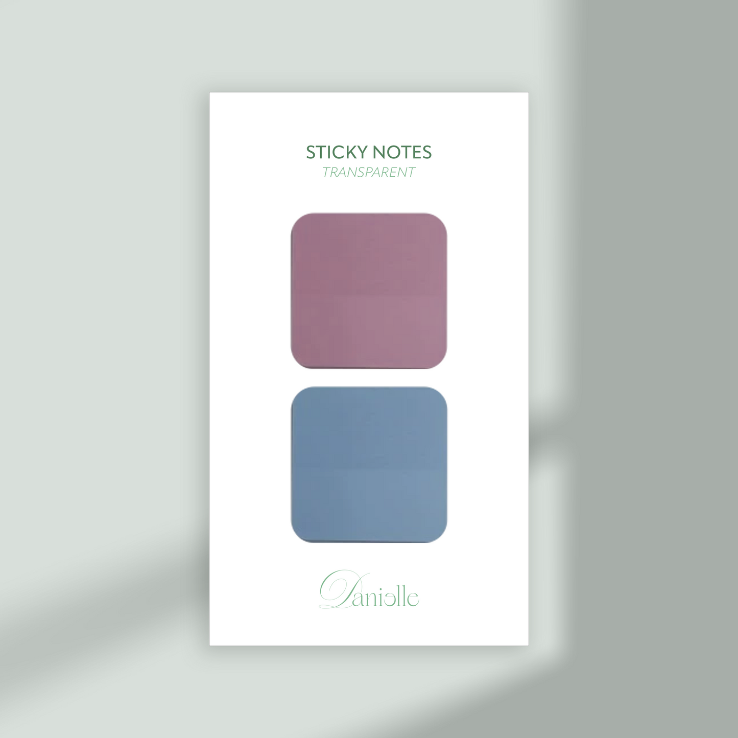 Sticky Notes Transparentes Rectangulares