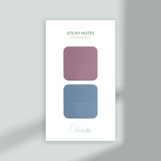 Sticky Notes Transparentes Rectangulares